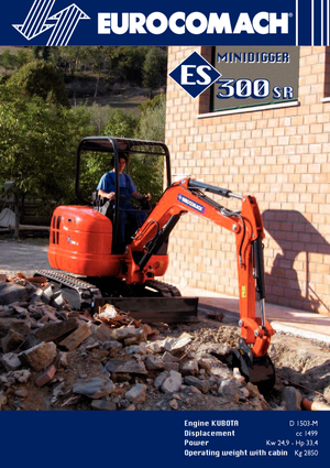 Miniescavatori Eurocomach ES 300 SR
