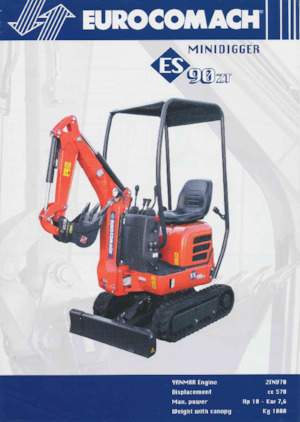 Miniescavatori Eurocomach ES 90 ZT