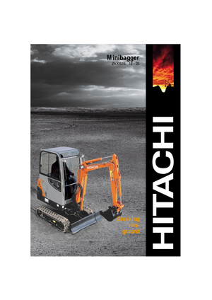 Miniescavatori Hitachi ZX 25
