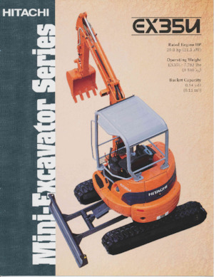 Miniescavatori Hitachi EX35U
