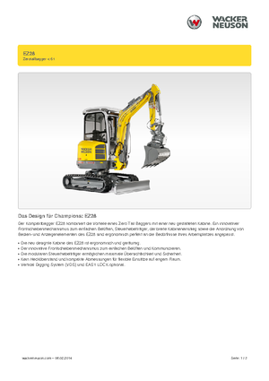 Miniescavatori Wacker Neuson EZ28