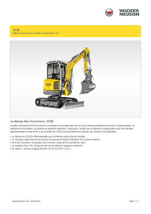 Miniescavatori Wacker Neuson EZ28