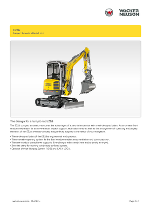 Miniescavatori Wacker Neuson EZ28