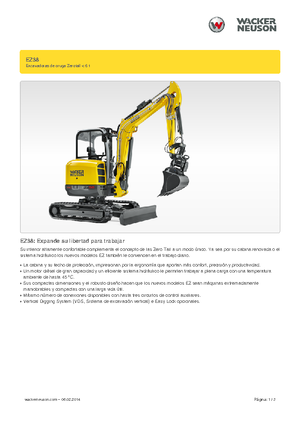 Miniescavatori Wacker Neuson EZ38