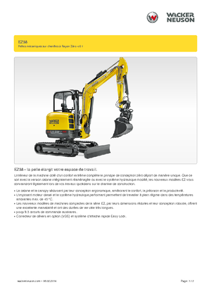 Miniescavatori Wacker Neuson EZ38