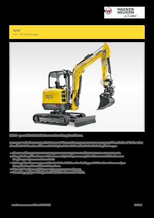 Miniescavatori Wacker Neuson EZ38