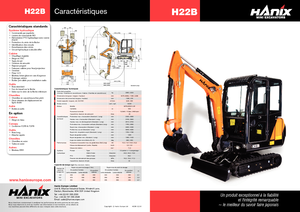 Miniescavatori Hanix H 22 B