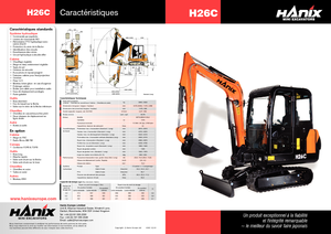 Miniescavatori Hanix H 26 B