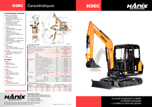 Miniescavatori Hanix H 36 B
