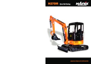 Miniescavatori Hanix H27DR