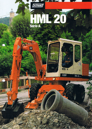 Escavatori gommati Terex-Schaeff HML 20