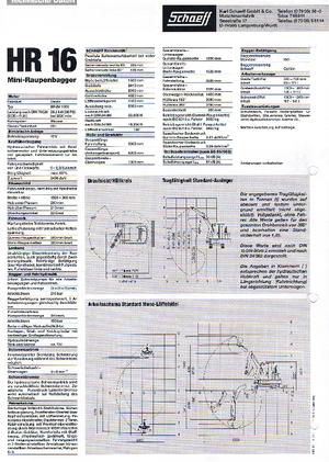 Miniescavatori Terex-Schaeff HR 16