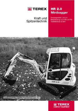 Miniescavatori Terex-Schaeff HR 2.0