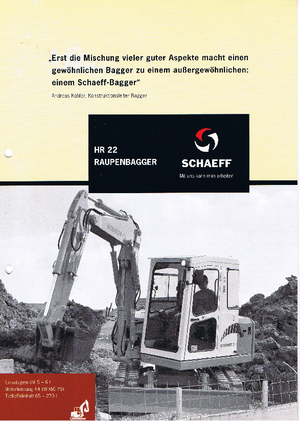 Miniescavatori Terex-Schaeff HR 22
