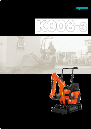 Miniescavatori Kubota K008-3