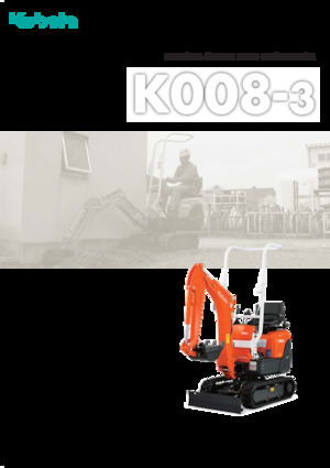 Miniescavatori Kubota K008-3