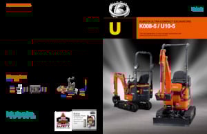 Miniescavatori Kubota K008-5