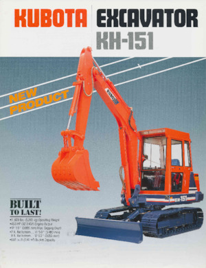 Miniescavatori Kubota KH151