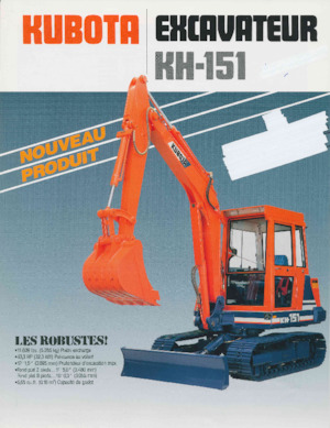 Miniescavatori Kubota KH151