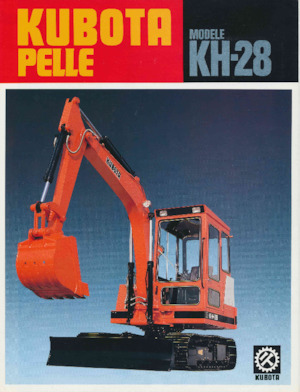 Miniescavatori Kubota KH28