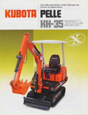 Miniescavatori Kubota KH35