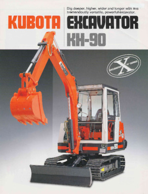 Miniescavatori Kubota KH90