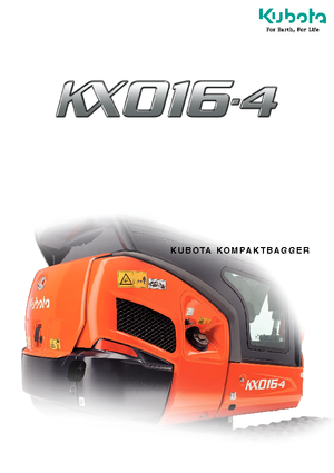 Miniescavatori Kubota KX016-4 G