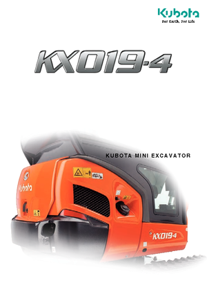 Miniescavatori Kubota KX019-4 GL