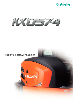 Miniescavatori Kubota KX057-4