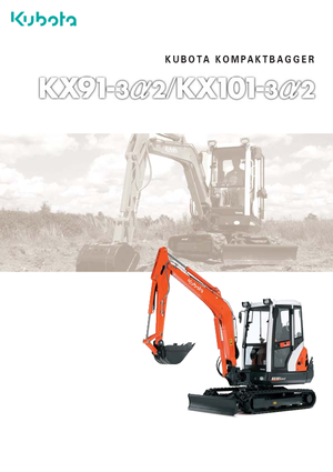 Miniescavatori Kubota KX101-3α2