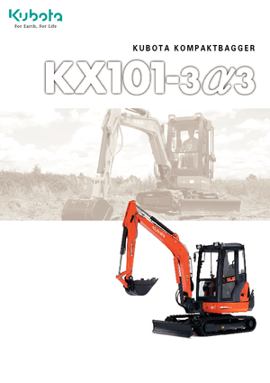 Miniescavatori Kubota KX101-3α3