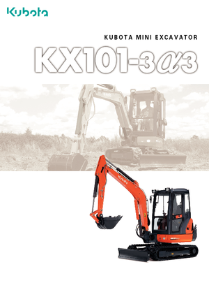 Miniescavatori Kubota KX101-3α3