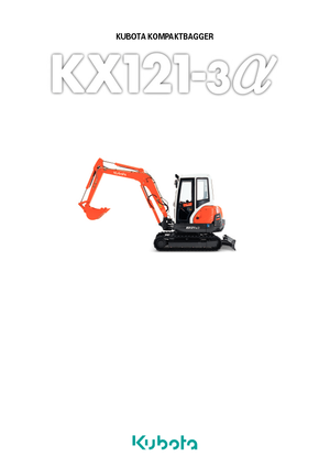 Miniescavatori Kubota KX121-3α GL