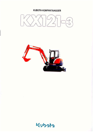 Miniescavatori Kubota KX121-3 GL