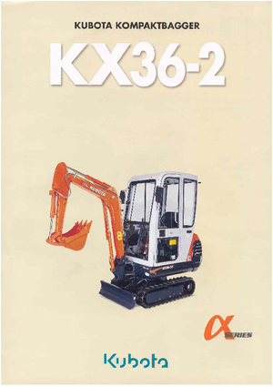 Miniescavatori Kubota KX36-2 HG