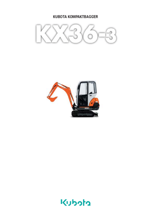 Miniescavatori Kubota KX36-3 GL