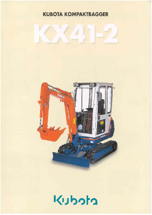 Miniescavatori Kubota KX41-2 V