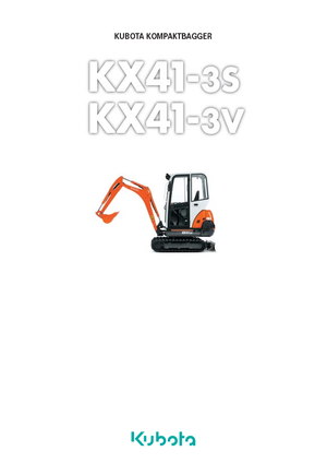 Miniescavatori Kubota KX41-3 VHGL