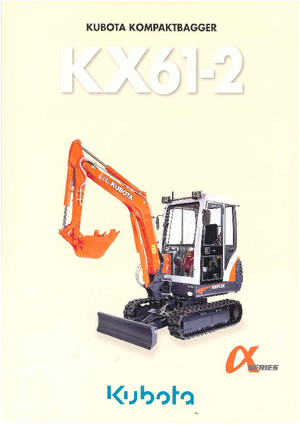 Miniescavatori Kubota KX61-2 G