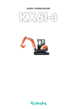 Miniescavatori Kubota KX61-3 GL