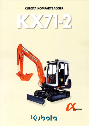 Miniescavatori Kubota KX71-2 G