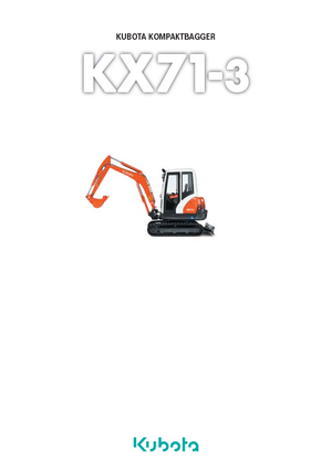 Miniescavatori Kubota KX71-3 GL