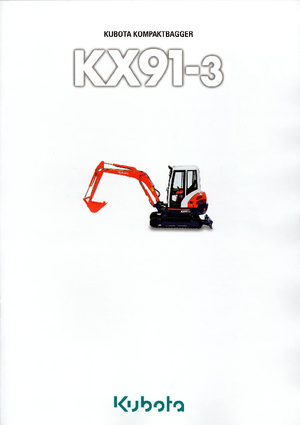 Miniescavatori Kubota KX91-3 GL