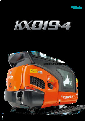 Miniescavatori Kubota KX019-4 HGL
