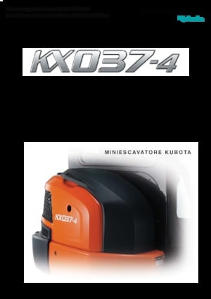 Miniescavatori Kubota KX037-4 HGL