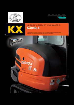 Miniescavatori Kubota KX040-4