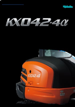 Miniescavatori Kubota KX042-4a