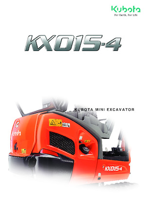 Miniescavatori Kubota KX15-4