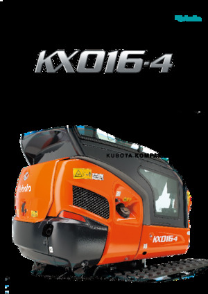 Miniescavatori Kubota KX16-4