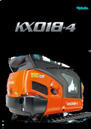 Miniescavatori Kubota KX18-4